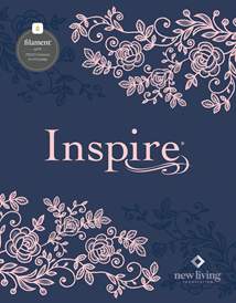 Inspire Bible NLT, Filament Enabled: LeatherLike Hardcover, Navy