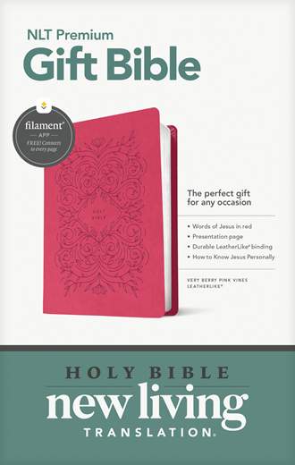 Premium Gift Bible NLT, Filament Enabled