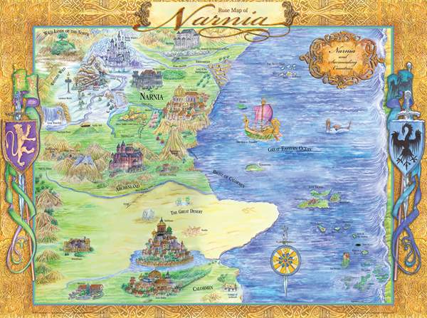 Hendrickson Publishing Group | Map of Narnia Wall Chart