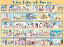 Life of Jesus Wall Chart: Wall Chart
