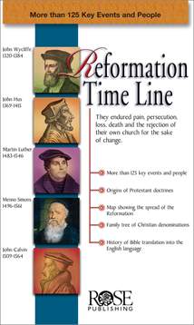 Reformation Time Line: Pamphlet
