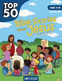Top 50 Bible Stories about Jesus for Elementary: Softcover