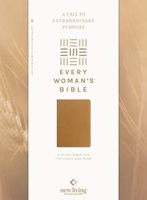 NLT Every Woman’s Bible, Filament Enabled: Genuine Leather, Camel, Red Letter