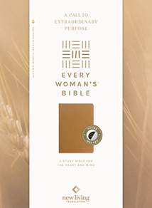 NLT Every Woman’s Bible, Filament Enabled: Genuine Leather, Indexed, Camel, Red Letter