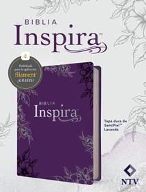 Biblia Inspira NTV con Filament : LeatherLike Hardcover, Lavender